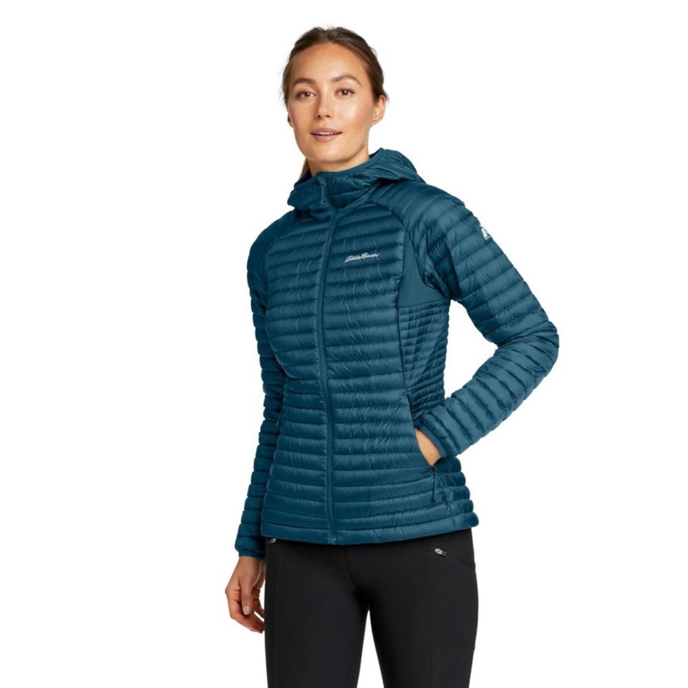 Eddie Bauer Women's Blue Hooded Jacket